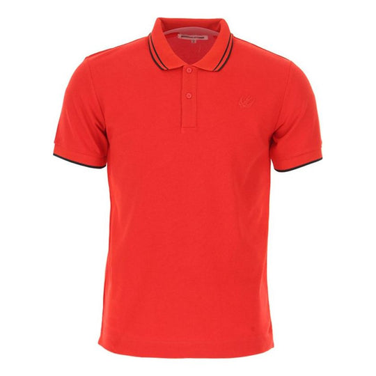 Alexander McQueen Pure Cotton Casual Short Sleeve Polo Shirt 'Red' 277624-RMT72-6100