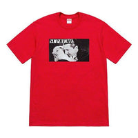 Supreme SS19 Bela Lugosi Tee Vampire Printing Short Sleeve Unisex Red SUP-SS19-10503