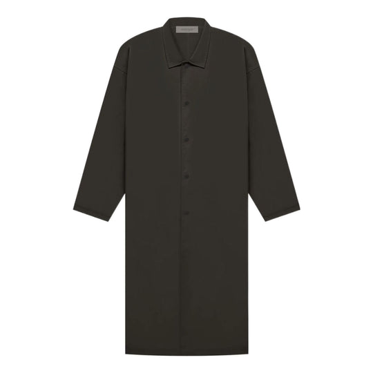 Fear of God Essentials FW22 Long Coat 'Off Black' FOG-FW22-852