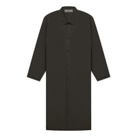 Fear of God Essentials FW22 Long Coat 'Off Black' FOG-FW22-852