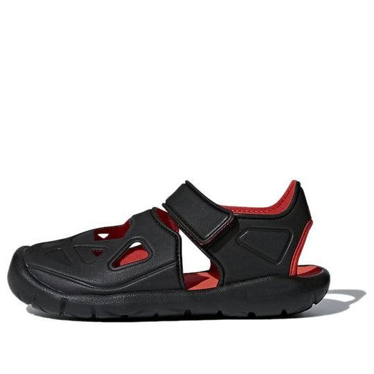 (PS) adidas Fortaswim 2.0 Minimalistic Black Sandals DB0486