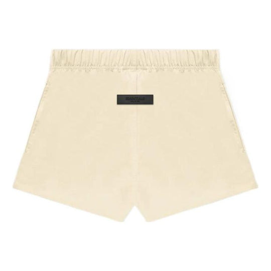 Fear of God Essentials FW22 Nylon Running Shorts Egg Shell FOG-FW22-0792