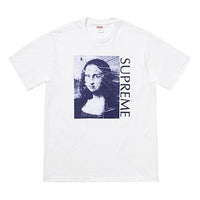 Supreme SS18 Mona Lisa Tee White Printing Short Sleeve Unisex SUP-SS18-442