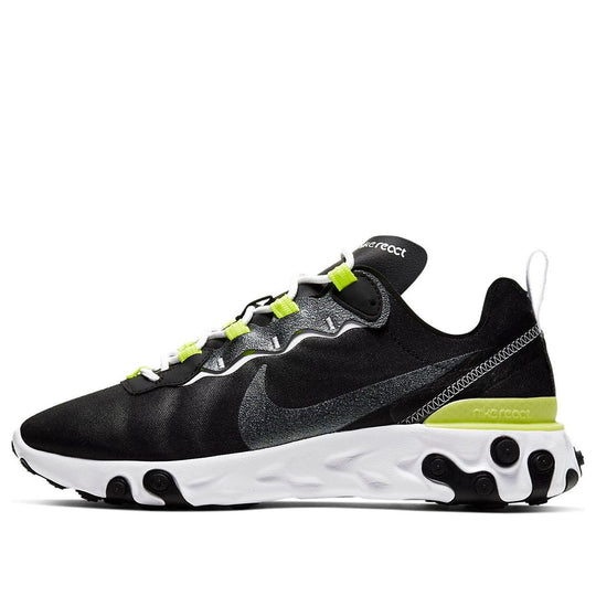 (WMNS) Nike React Element 55 SE 'Black Lemon Venom' CN3591-001