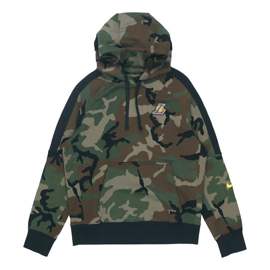 Nike Lakers Pullover Camouflage Green BQ5030-222