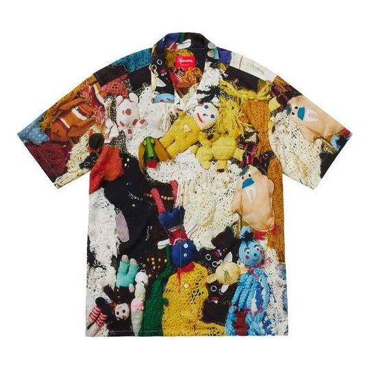 Supreme FW18 Mike Kelley More Love Hours Than Can Ever Be Repaid Rayon Shirt 'Multicolor' SUP-FW18-287