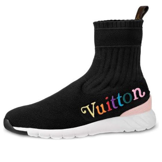 (WMNS) LOUIS VUITTON LV Aftergame Vuitton High-Top Sports Shoes Black 1A5C6W