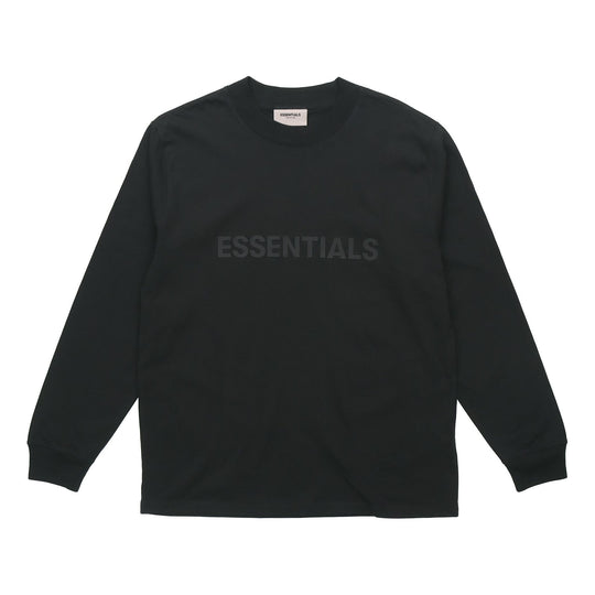 Fear of God Essentials FW20 SS20 Boxy Long Sleeve T-Shirt 'Black' FOG-SS20-400