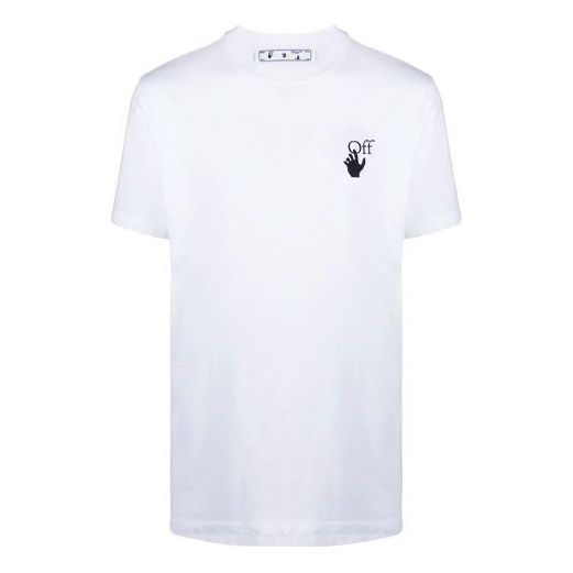 Off-White SS21 Arrow Short Sleeve Loose Fit White OMAA027S21JER0050110