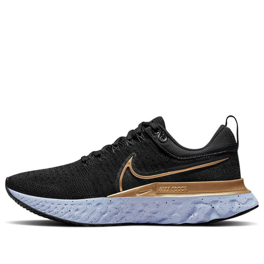(WMNS) Nike React Infinity Run Flyknit 2 'Black Metallic Gold' CT2423-009