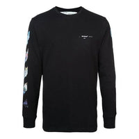 Off-White C/O Virgil Abloh Men'S Black Diag Arrows Long Sleeve T-Shirt OMAB001R191850121088