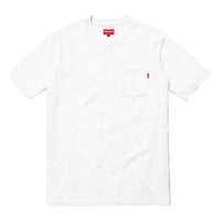 Supreme SS18 Pocket Tee White Short Sleeve Unisex SUP-SS18-351