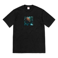 Supreme FW18 Marvin Gaye Tee Black Character Printing Short Sleeve Unisex SUP-FW18-1203