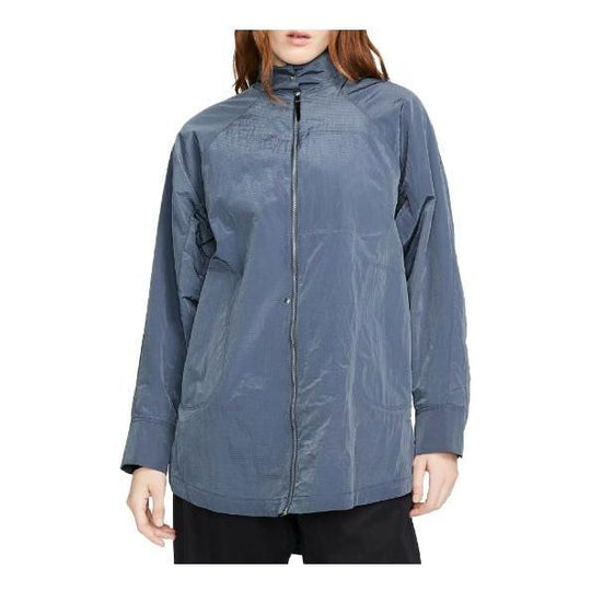 (WMNS) Nike ESC Woven Shirt Jacket 'Blue' DR5399-491