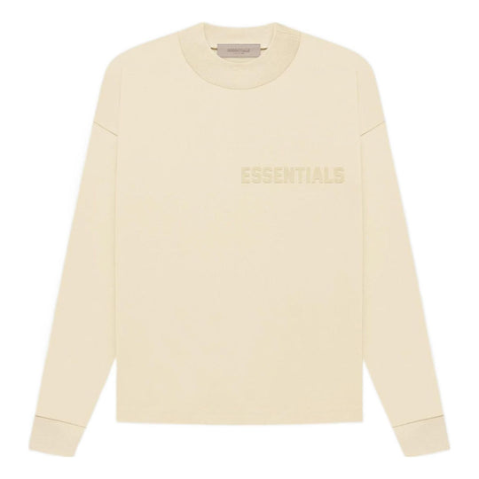 Fear of God Essentials FW22 Long Sleeve Tee Egg Shell FOG-FW22-258