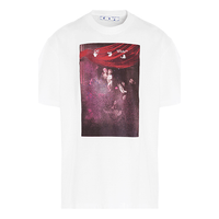 Off-White Printing Solid Color Short Sleeve White OMAA038S21JER0050101