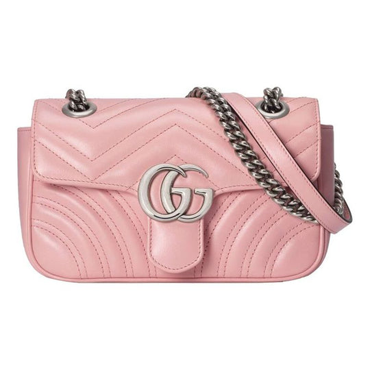 (WMNS) Gucci Marmont Series Clutch mini Pink 446744-DTDIP-5815