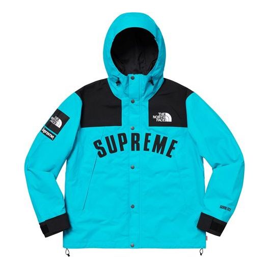 Supreme SS19 x The North Face Arc Logo Mountain Parka LightBlue SUP-SS19-551