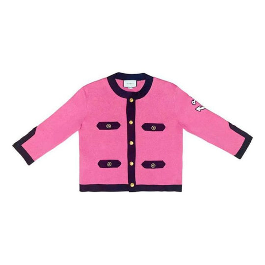 (WMNS) Gucci Fashion Jacket 'Pink Black' 566610-XKAON-5053