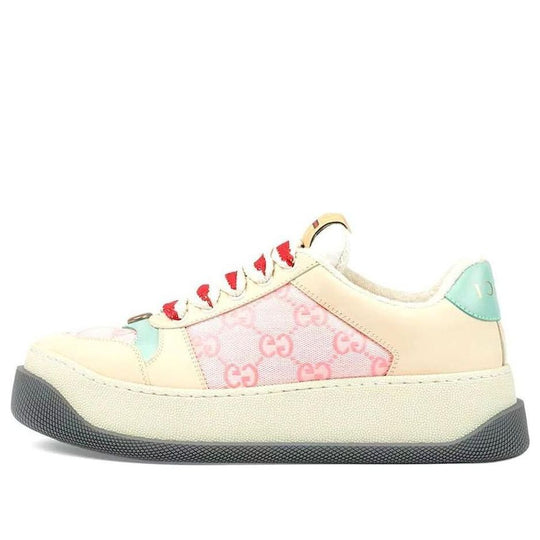 (WMNS) Gucci Screener Sneaker 'GG Monogram Beige Pink' 750633-FAB4C-5644