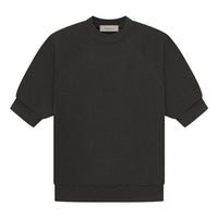 Fear of God Essentials SS23 Ss Waffle Sweatshirt 'Off Black' FOG-SS23-050