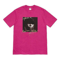 Supreme FW19 Week 1 Mary J Blige Tee MagentaT SUP-FW19-234