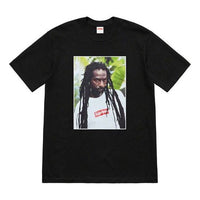 Supreme Buju Banton Tee Reggae Character Printing Short Sleeve Unisex Black SUP-SS19-10482