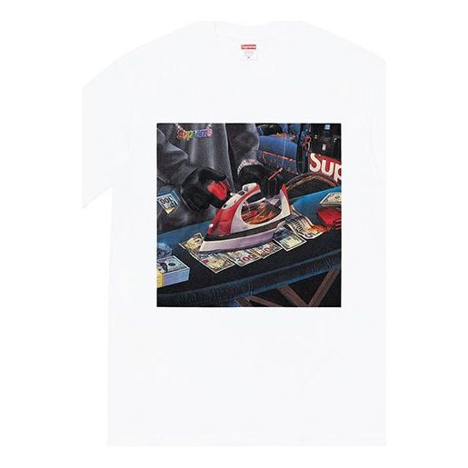 Supreme SS22 Week 1 Gas Tee Pattern Printing Short Sleeve Unisex SUP-SS22-008