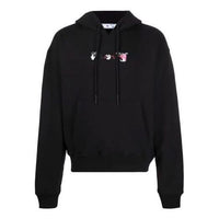 Off-White Acrylic Arrow Over Hoodie 'Black Fuchsia' OMBB037F21FLE0151032