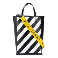 (WMNS) Off-White Deceleration Leather Casual Bucket Bag Black OWNA039E20LEA0031001