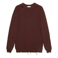 Gucci Rib Knit Wool Oversize Jumper 'Brown' 634575-XKBJ4-2028