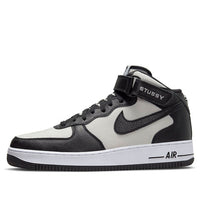 Nike Stussy x Air Force 1 Mid 'Black White' DJ7840-002