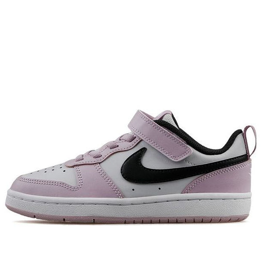 (PS) Nike Court Borough Low 2 'Pink Black' BQ5451-005