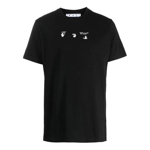 Off-White Marker Slim Tee 'Black' OMAA027S21JER0061045