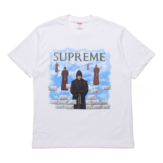 Supreme Week 1 Levitation Tee Printing Short Sleeve Unisex White SUP-FW19-067