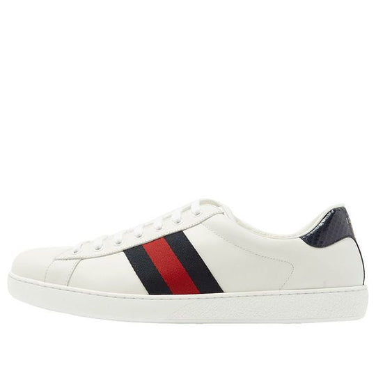 (WMNS) Gucci Ace 'White Blue Red' 387993-A38D0-9072