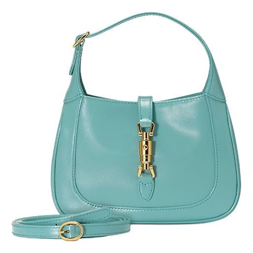 (WMNS) Gucci Jackie 1961 SeriesBag Single-Shoulder Bag MIni-Size Blue 637091-10O0G-4933