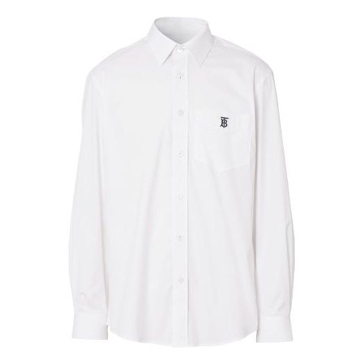 Burberry long sleeve white shirt hotsell