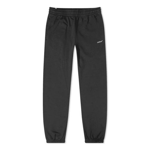 Off-White Arrow Printing Sports Long Pants Black OMCH029E20FLE0061001