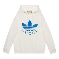 Gucci x adidas Hoodie 'White Blue' 702607-XJEDA-9088