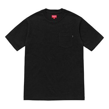 Supreme FW18 Pocket Tee Black Short Sleeve Unisex SUP-FW18-073