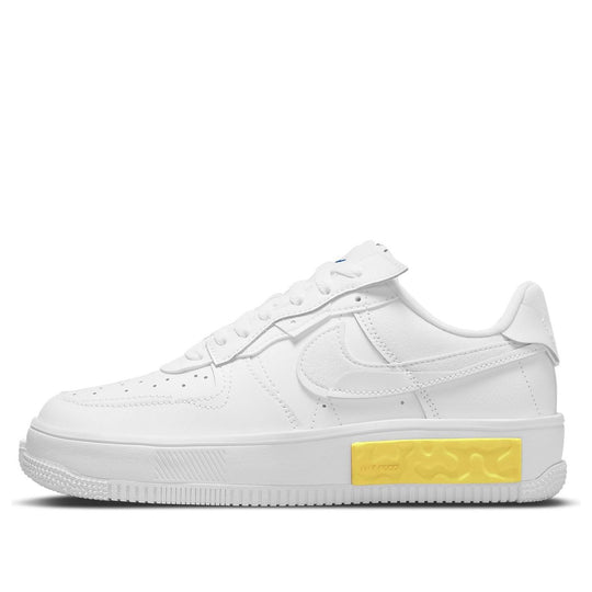 (WMNS) Nike Air Force 1 Fontanka 'White Opti Yellow' DA7024-101