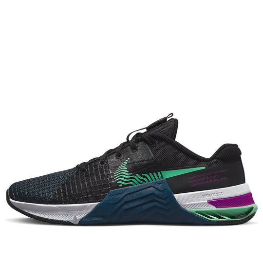 (WMNS) Nike Metcon 8 'Black Valerian Blue' DO9327-003