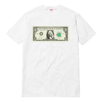 Supreme FW17 Dollar Tee White Printing Short Sleeve Unisex SUP-SS18-544