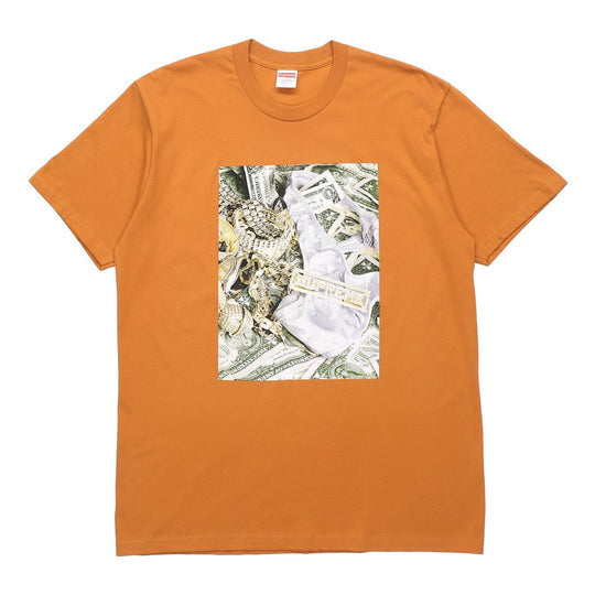 Supreme SS20 Money Printing Short Sleeve Unisex Orange SUP-SS20-294