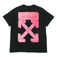 Off-White Marker Short-Sleeve Over Tee 'Black/Red' OMAA038E20JER0021025