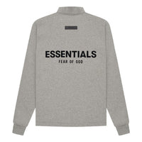 Fear of God Essentials SS22 Relaxed Mockneck Dark Oatmeal FOG-SS22-915