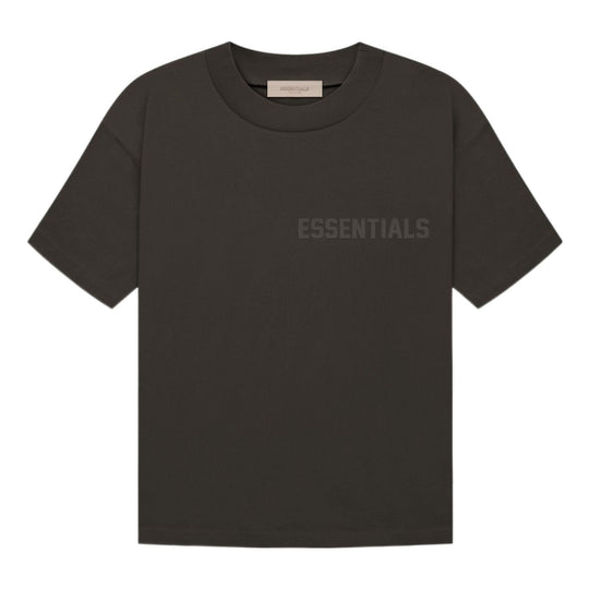 Fear of God Essentials FW22 Short Sleeve Tee Off Black FOG-FW22-382