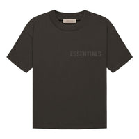 Fear of God Essentials FW22 Short Sleeve Tee Off Black FOG-FW22-382