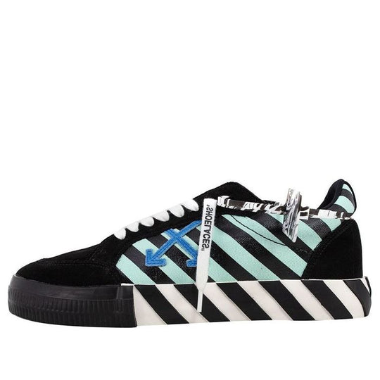 Off-White Vulc Low 'Black Green White' OMIA085R21LEA0061045